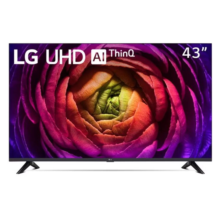 Televisión Smart TV LED 43 Pulgadas LG Ultra HD 4K 60Hz 5Ms 2 x 10 Watts  Negro, Gris - Digitalife eShop
